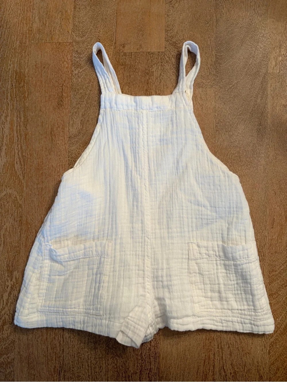 GAP White Gauze Romper Shorts